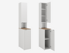 Badezimmerschrank LORA 33 cm