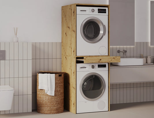 Waschmaschinenschrank mit Ausziehplatte DANTE